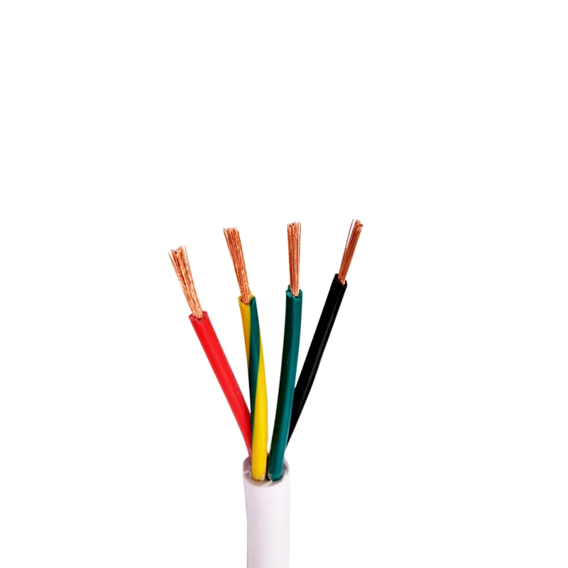 20 awg 5 metros cabo de controle pvc rvv fio sinal branco 05