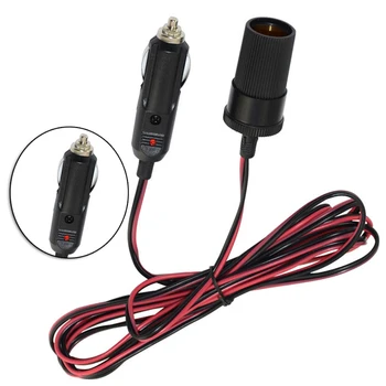

1pc Extension Cable Auto Replacement 3Meter Car Socket Interior Accessory Connector