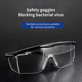 

Safety Protective Goggles Splash Proof Frame Adjustable Multifunctional Protecting Glasses Prevent Droplets With Clear Vision