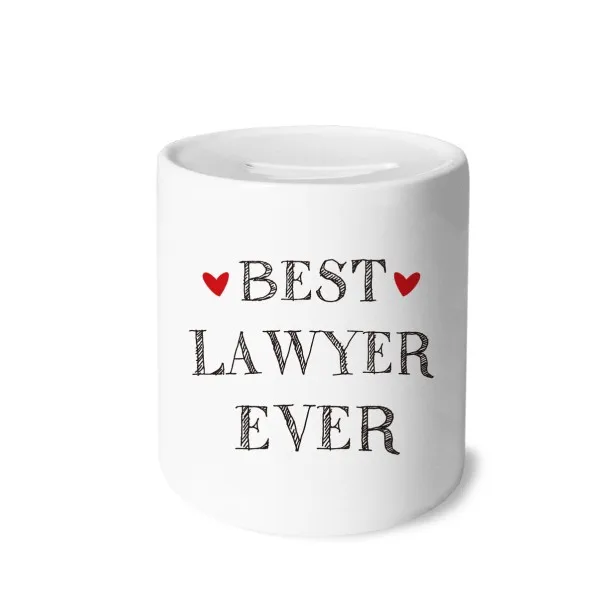 

Best lawyer ever Quote Profession Money Box Saving Banks Ceramic Coin Case Kids Adults