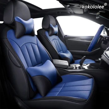 

kokololee Custom Leather car seat cover For CHANGAN CS35 CS75 CS15 CS95 CS55 Benben EV MINI LOVE Yuexiang V3 V5 V7 CX20 car seat