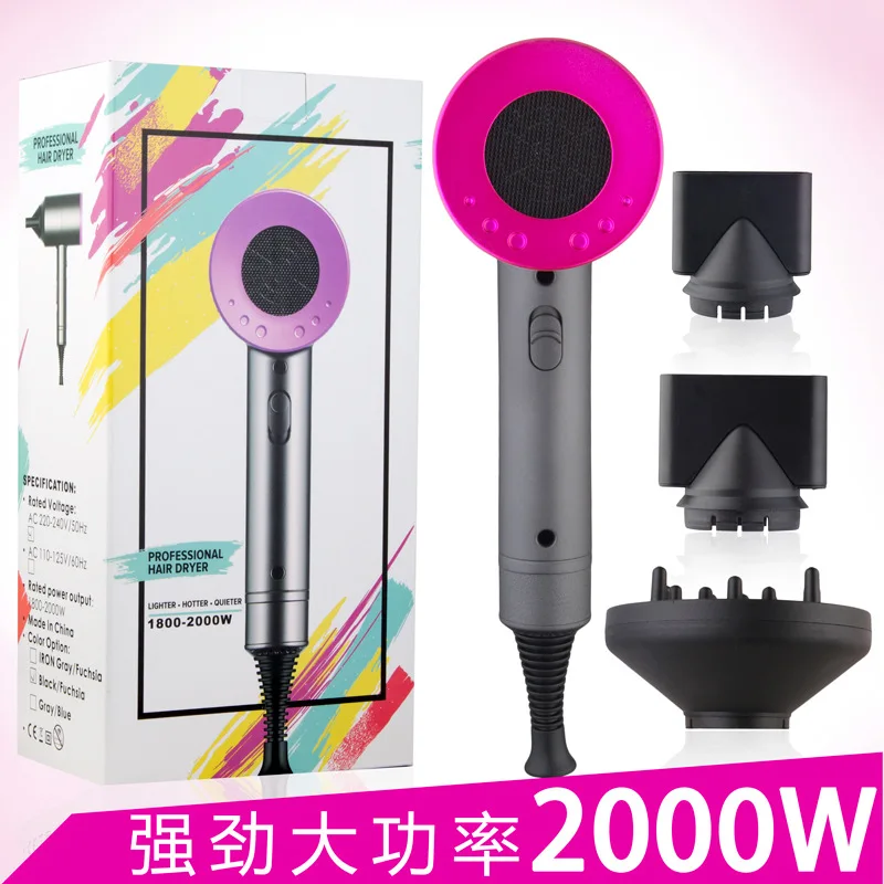 

Professional Negative Ion Hair Dryer, Quick-Drying, Motor Heating, No Hair Damage, Fast Styling, Easy to Carry
