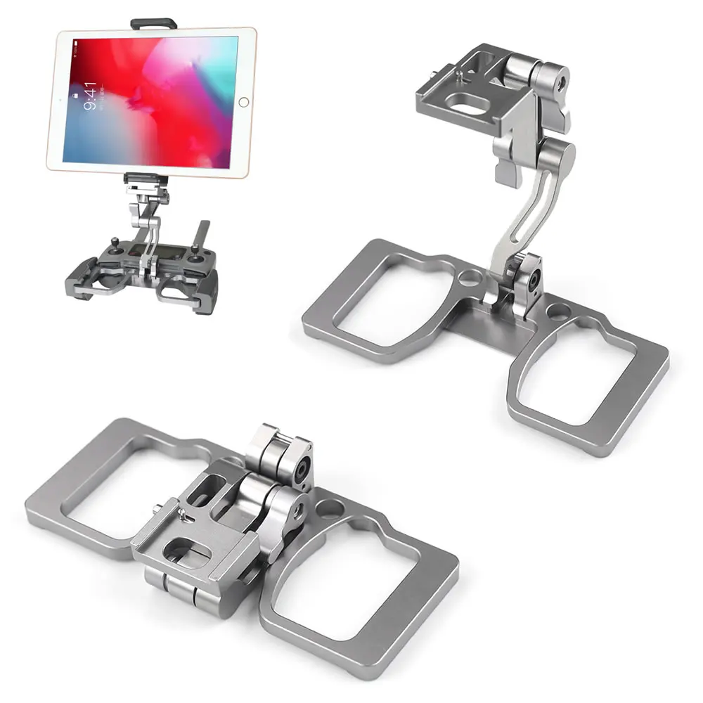 

DJI Remote Controller Smartphone/Tablet Clip Holder for DJI Mavic 2 Pro/Air/ Spark Drone CrystalSky Monitor Bracket Aluminum