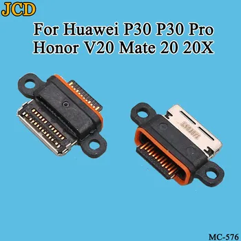 

JCD 50PCS/Lot For Huawei P30 / P30 Pro / Honor V20 / Mate 20 20X USB Port Charge Jack Socket Plug Charging Dock Connector