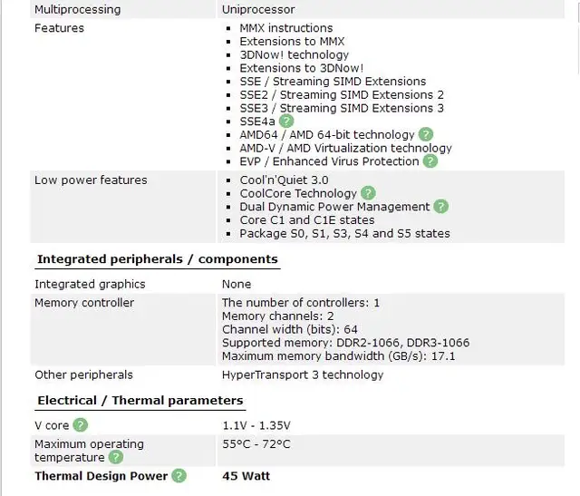 Amd Athlon Ii X2 235e X235e Dual Core Desktop Cpu Am3 938 Cpu 100 Working Properly Desktop Processor 45w 2 7ghz Socket Am3 Cpus Aliexpress