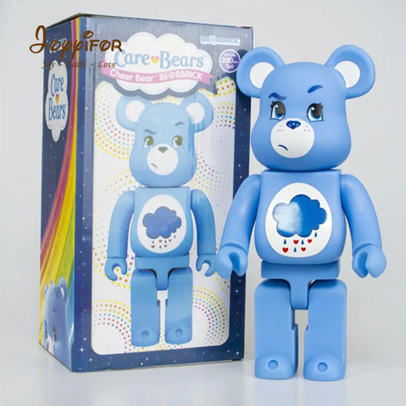 Joyyifor 28 см аниме Bearbricklys 400% фигурка Супермена Бэтмена Chewbaccaa Babybears куклы ПВХ коллекционные модели игрушки подарки - Цвет: Цвет: желтый