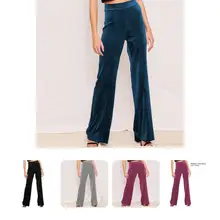 

Trousers Soft Bottoms High Waist Popular Good Skin-touch Pants for Travel Women Pants Ladies Trousers