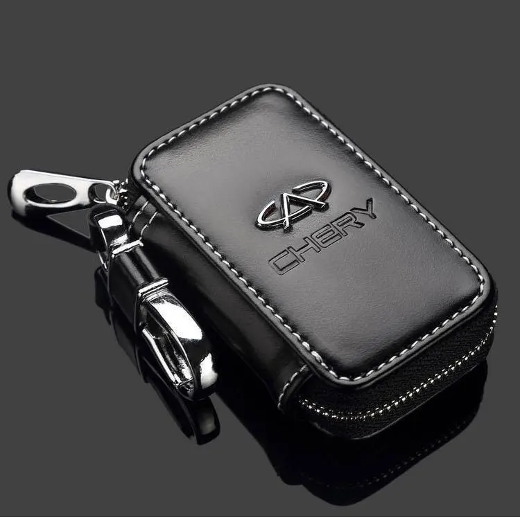 Четырехсторонний Автомобильный ключ сумка из натуральной кожи Автомобильный ключ на молнии ключ применимый Land Rover Buick поколение жира