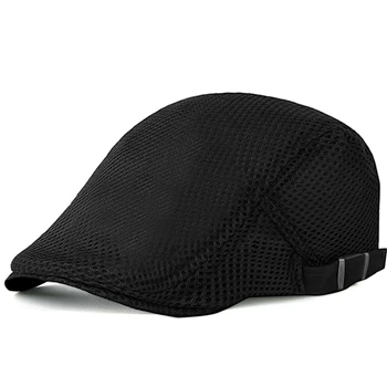 

Male Plus Size Ivy Hat Big Head Man Spring Sun Hats Summer Newsboy Cap Beret Caps Lady Mesh Flat Caps 56-66cm