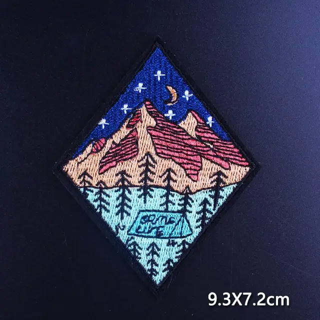 Iron Clothing Patches Mountain, Patch Clothes Mountain