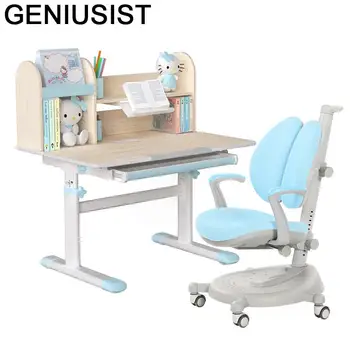 

Silla Baby De Estudio Children and Chair Pupitre Kindertisch Adjustable for Bureau Enfant Kinder Mesa Infantil Study Kids Table