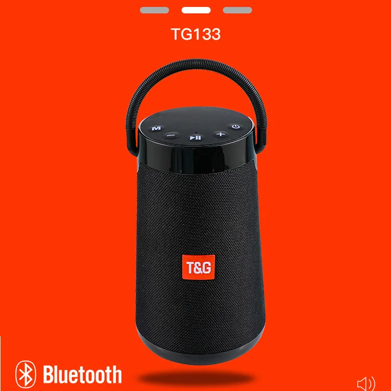 Bluetooth колонка TG133 портативная уличная Беспроводная мини 10 Вт Поддержка музыки FM TF