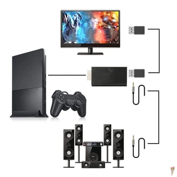 

for HDV-G300 PS2 to HDMI 480i/480p/576i Audio Video Converter Adapter with 3.5mm Audio Output Supports All PS2 Display Modes