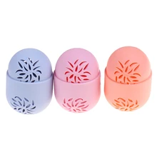 Аксессуары для макияжа 1 шт. держатели для губки для макияжа пуховая коробка для хранения силиконовая дышащая косметическая губка сушильный чехол держатель для пуховки