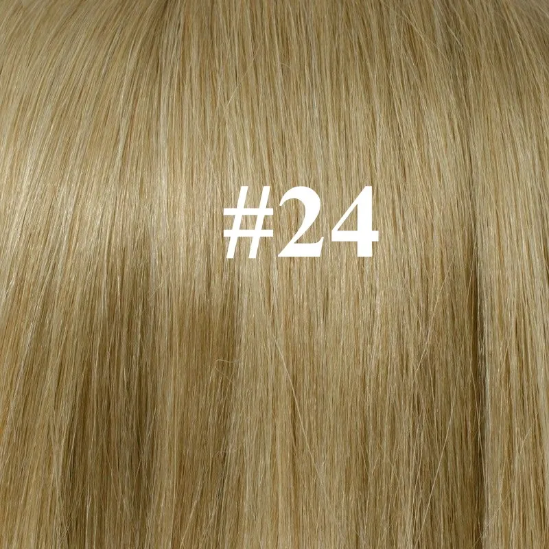 EVAGLOSS итальянский Кератиновый слив предварительно скрепленные микрозвенья StickI Tip с целой кутикулой выровненные натуральные русские волосы remy для наращивания 1г/с - Цвет: #24