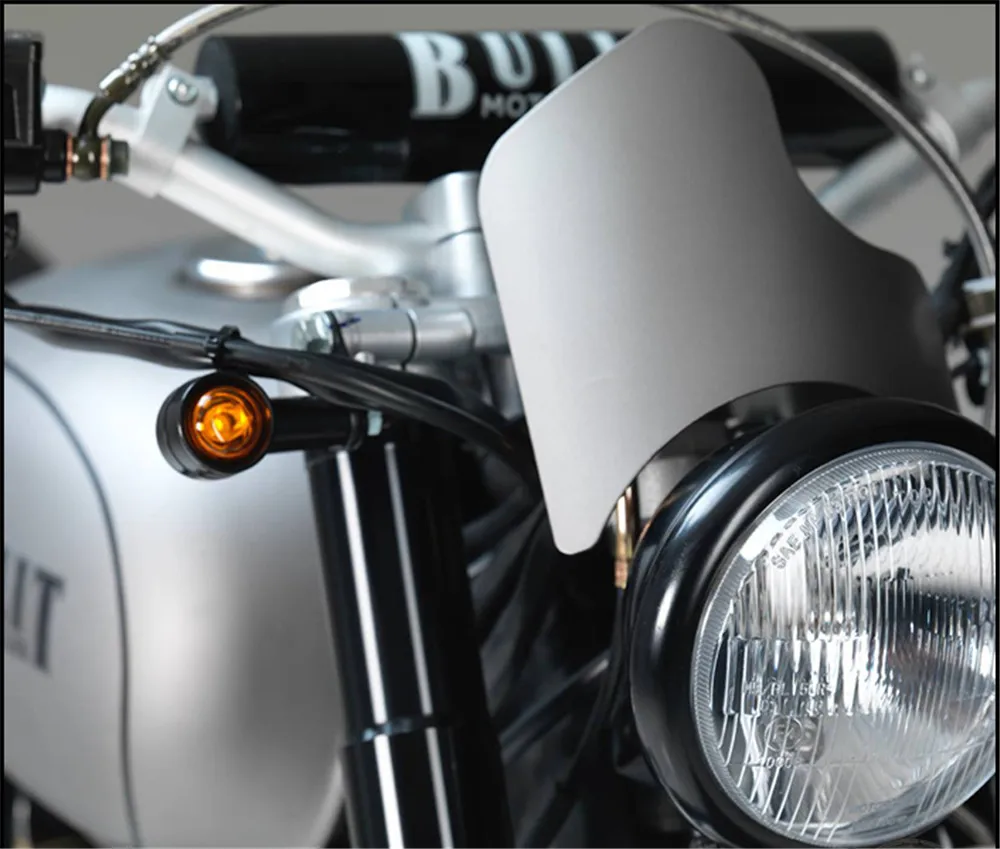 2 шт. металлический Светодиодный индикатор для мотоцикла указатель поворота лампочки мотоцикл мигалка фара для Harley для Honda Для Suzuki