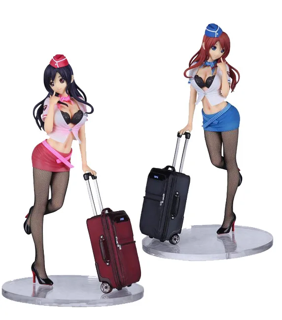 Yaya Anime bahamut ca Blue Flight Crew член/Стюардесса Yoko Red Garage Kit