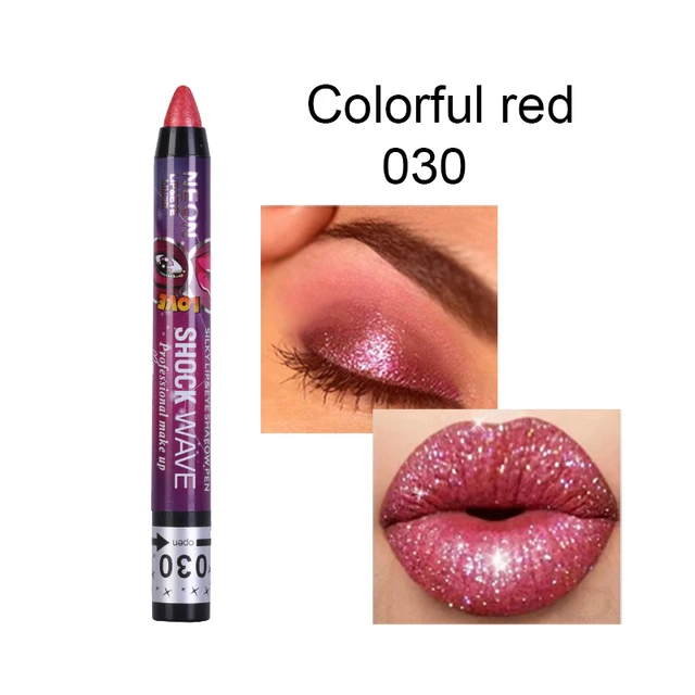36Color Eye Shadow Lip Pencil 2 in 1 Pearlescent Pen  3