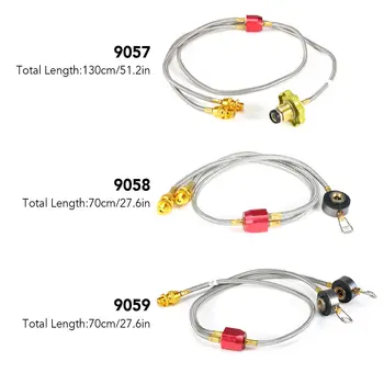 

Adapter Hose Adapter Burner For Double Camping Stove Propane Adapter Hose Gas Burner Accessories For Outdoor Fishing Picnic