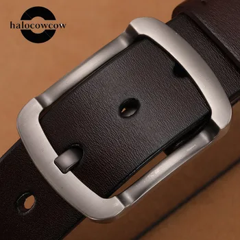 

Cow Leather Belt Vintage Cowboys Men Genuine Leather Soft Coffee Belts Luxury Designer Belts High Quality Strap Luxury Brands