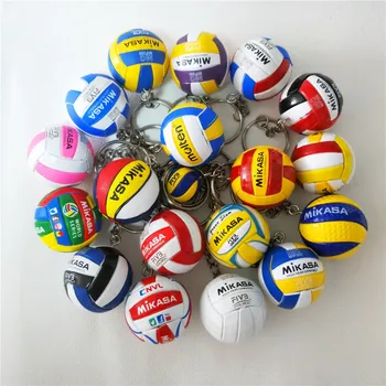 

V200w Volleyball Keychain Sport Key Chain Car Bag Ball Volleyball Key Ring Holder Volleyball Gifts For Players Keyring Keychains