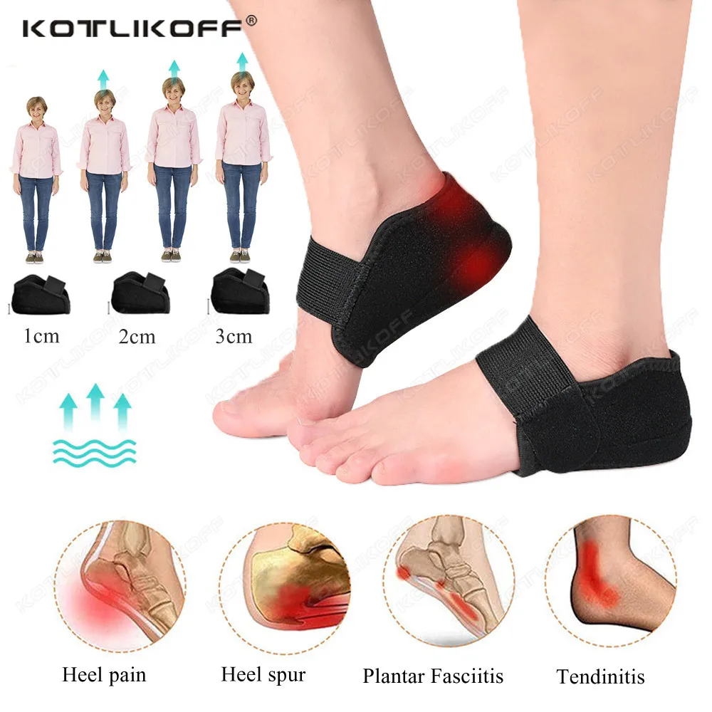 Invisible Height Increase Shoe Insoles Soft Comfortable Silicone