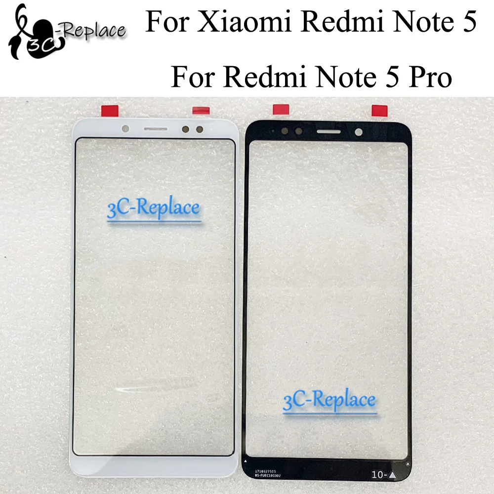Черный/белый 6 0 дюйма для Xiaomi Redmi Note 5 / Pro MEG7S сенсорный экран стекло внешняя линза