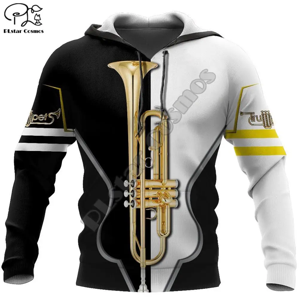 PLstar Cosmos 3D Printed Music Musical Instrument Piano Rock Guitar Trumpet Violin Women Men Funny Hoodies/Sweatshirt/Jacket