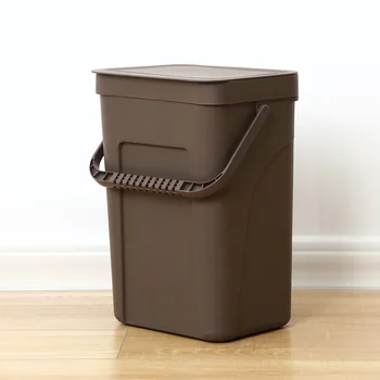 

New Hot Trash Can Kitchen Wall Mounted Garbage Bin Recycle Compost Bin Bathroom Dustbin USJ99