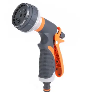 

High Pressure Garden Hose Nozzle with 8 Adjustable Spray Watering Washing Car 667B