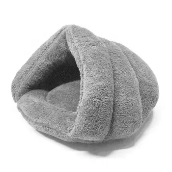 

Cat Dog Pet Nest Bed Soft Warm Cave House Mat Puppy Fluff Bed Sleeping Bag