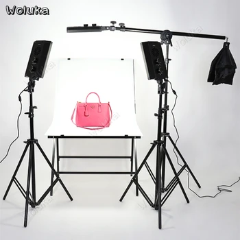 

90WX3 Photography LED Light Set With Still Life Table Three Lamps Kit Dimmable 3200-5500K For Photo Studio Shooting CD50 T10