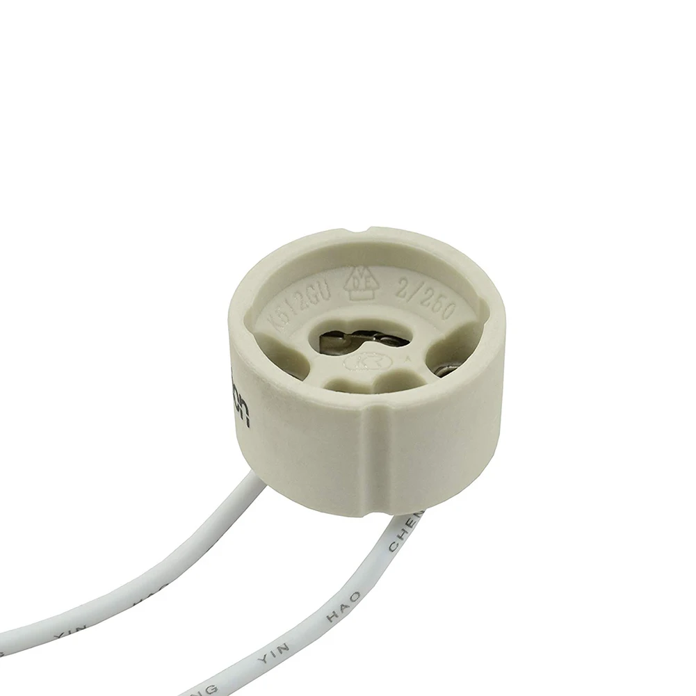 Lamp Holder Lamp Bulb Holder Lamp Base Lamp Socket Adapter LED Lamp Base DIY Lighting Accessories 20pcs /Lot GU10 Lamp Socket Holder Base Adapter Wire Connector Ceramic Socket For GU10 LED Bulb And Halogen Light Accessory