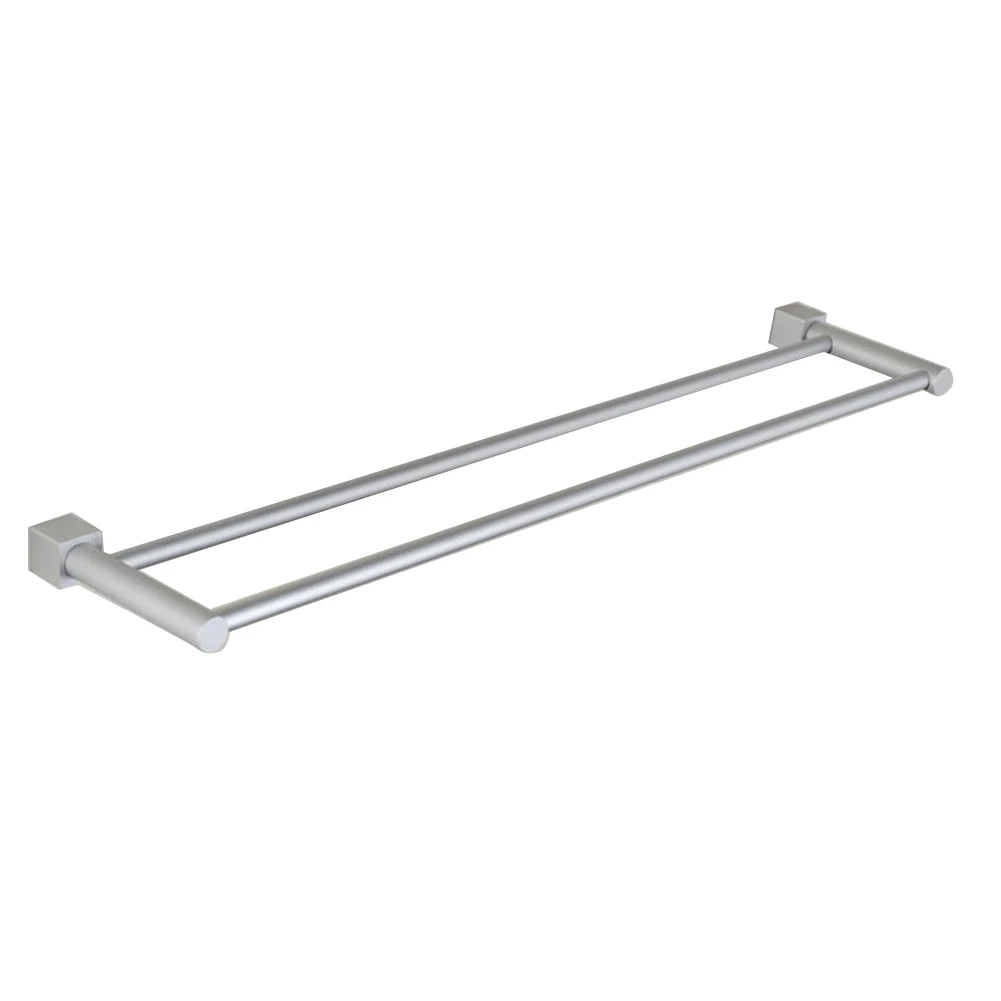 

Wall Mounted Space Aluminum Rack Towel Shelf Simple Style Towel Rail Holder