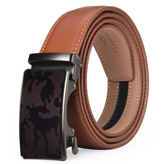 Famous Brand Designer Male Belt New Arrival Brown Black Leather Strap Men's Belts Luxury Automatic Buckle Belts For Men B700 K234S9