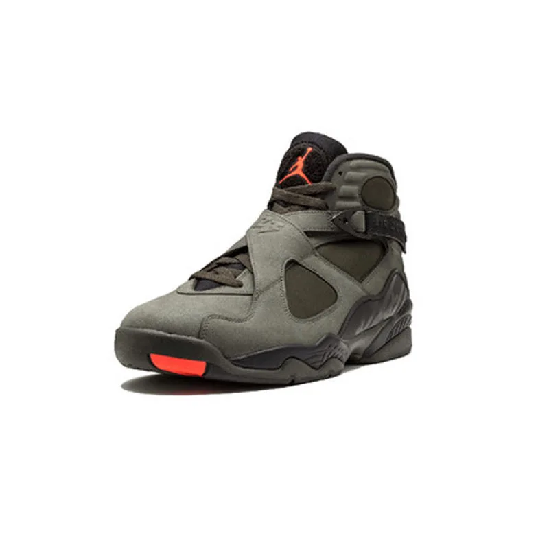 Оригинальные оригинальные мужские баскетбольные кроссовки FLIGHT Air Jordan 8 в стиле ретро, удобные спортивные уличные кроссовки 305381