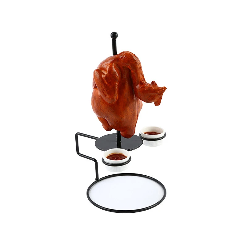 Onion Ring Tower 2 Holders Stainless steel Chicken Rack Holder Clipper Mil Donuts Brick Straps Spring Features Bread Tower