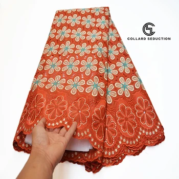 

CS- High Quality 100% Cotton Lace Design Swiss Voile Lace In Switzerland African Dry Lace Fabric 2020 Collocation Tulle lace
