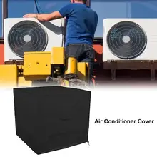 34x34x30 дюймов 600D Оксфорд ткань Квадратная Крышка для кондиционера 34x34x30 дюймов черный Открытый Пылезащитный Водонепроницаемый Чехол