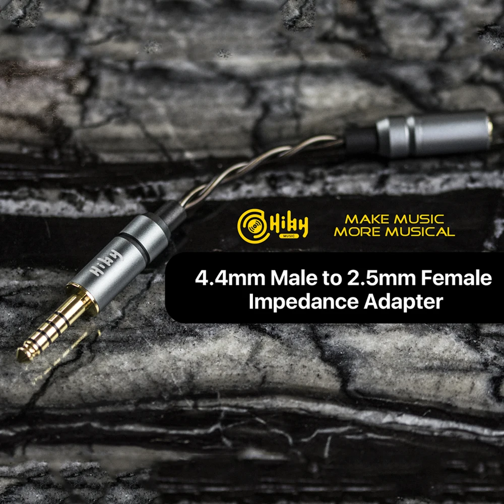 HiBy 4 4 2 5 MM Impedance Adapter For Headphones Compatible With R6 PRO
