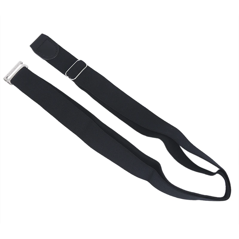 Fashion Shirt Holder Adjustable Near Shirt Stay Best Tuck It Belt For Women Men Work Interview Black Color 120cm
