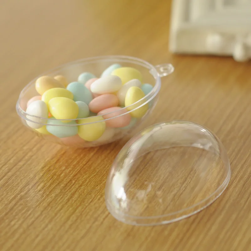 Яйцевидной формы елочный шар украшения дома елка мяч прозрачная подвесная