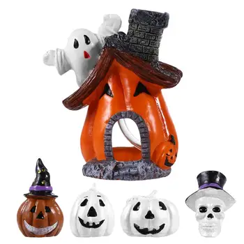 

5pcs Halloween Fish Tank Pumpkin Decorations Made Fish Tank Supplies Decorative Props For Fish Tank Decoration Festival Gift