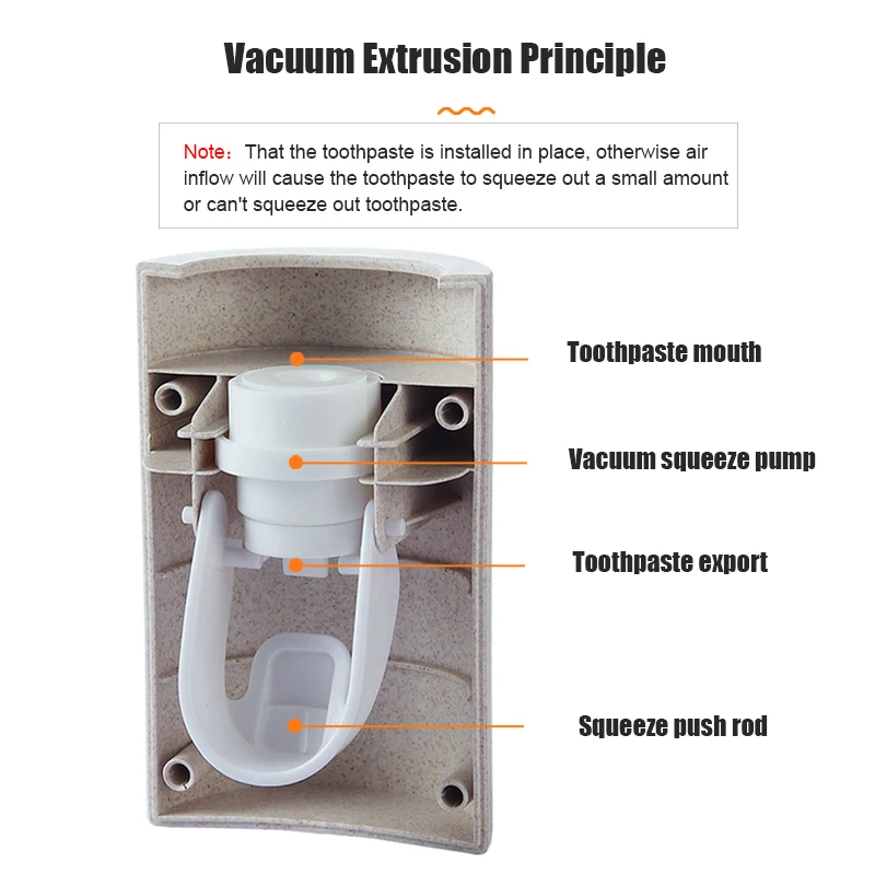 Соковыжималка для зубной пасты, автоматический дозатор для зубной пасты, Пылезащитная настенная подставка для зубных щеток, подставка для крепления, набор аксессуаров для ванной комнаты