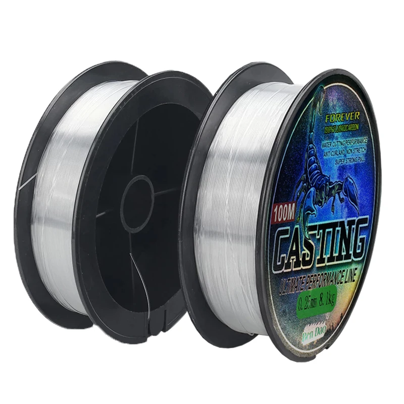 Super Strong Nylon Fishing Line Monofilament Fluorocarbon Coate line casting lure Carp Fishing Accessories 0.14mm-0.70mm fishing line fishing tackle 100m