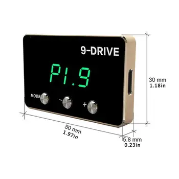 

Smart Electronic Throttle Accelerator 9-Mode Throttle Controller Car Modified Power Accelerator Ultra Thin Display Screen
