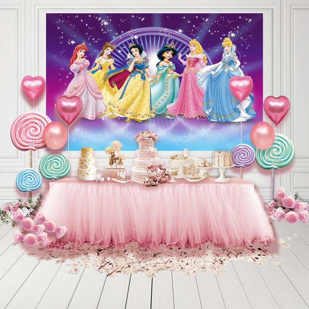 Виниловый фон для фотосъемки с изображением принцессы семейного замка детский студийный фон для фотосъемки на день рождения