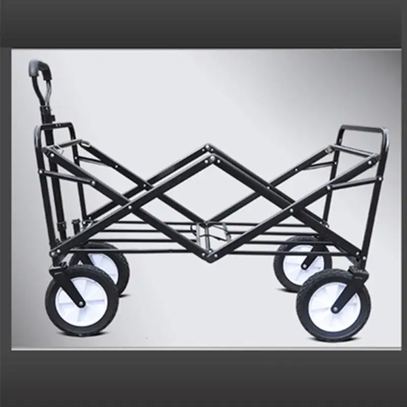 Verdulero carito De Carro Compra piegevole Carrello Cucina, кухонный стол для покупок, Колесница Roulant Mesa Cocina, тележка - Цвет: Version L