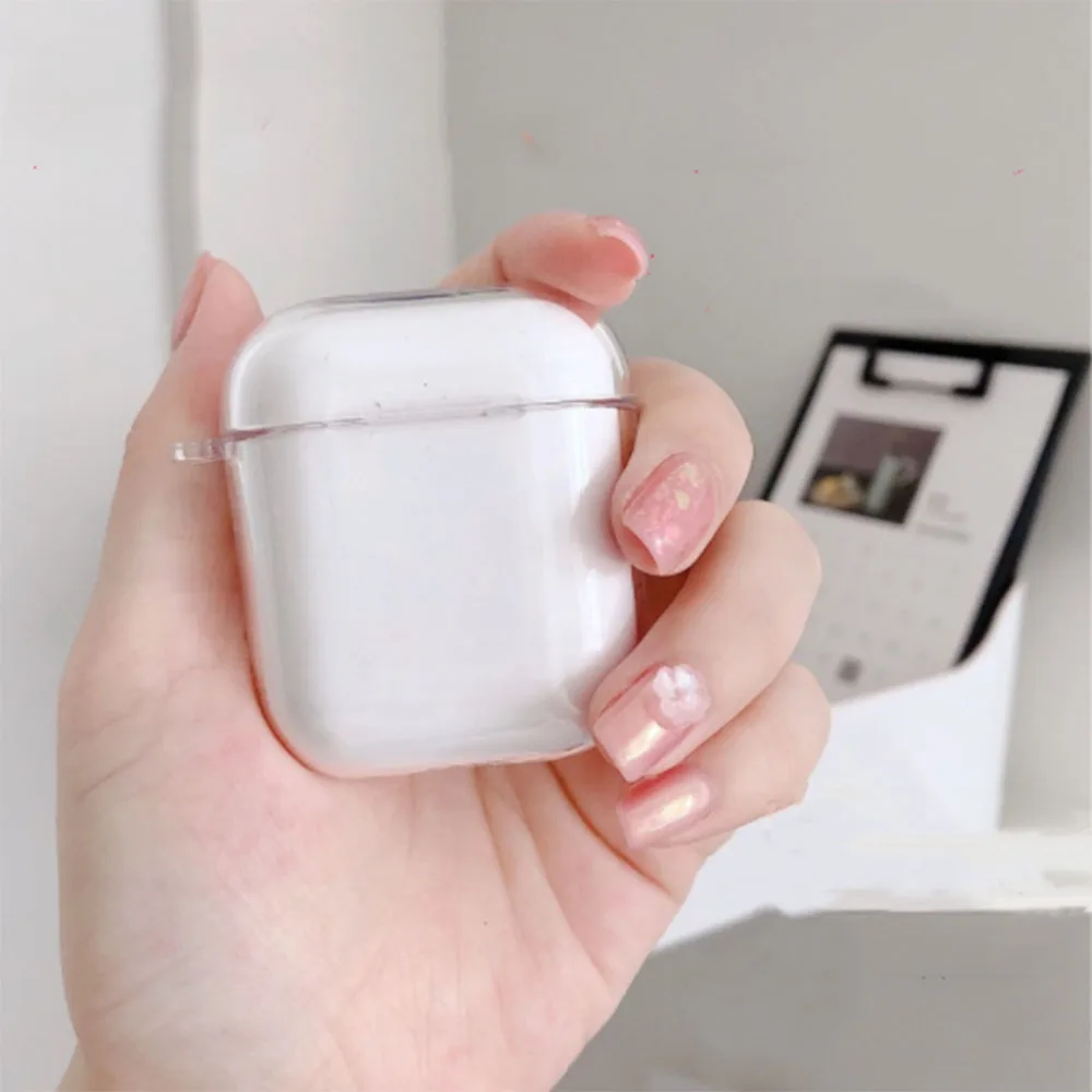 

Transparent Wireless Earphone Charging Cover Bag for Apple AirPods 1 2 Pro Cases Hard PC Bluetooth Box Headset Protective