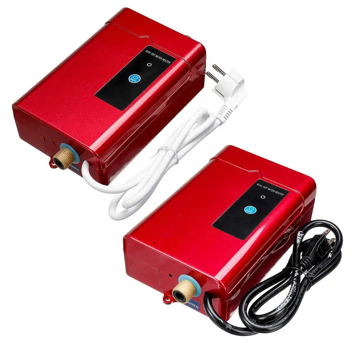 3800W 110 V/220 V электрические водонагреватели из нержавеющей стали мгновенные безtankless водонагреватели температура lcd нагрев душ универсально